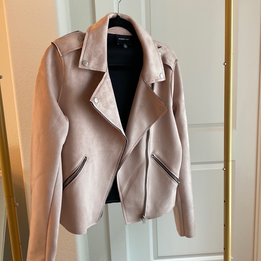 Members Only Faux Suede Jacket